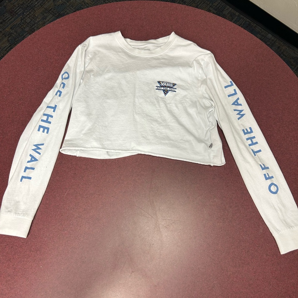 Cropped vans long sleeve size small - Picture 2 of 4